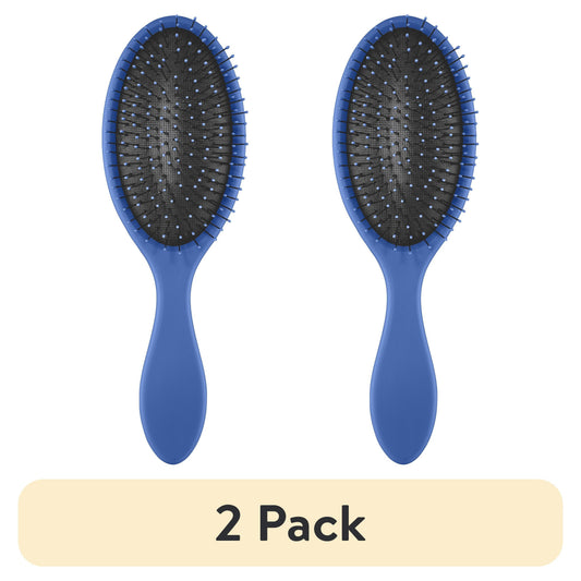 (2 pack) Cushion Hair Brush with Ball-Tipped Bristles for Gentle Detangling
