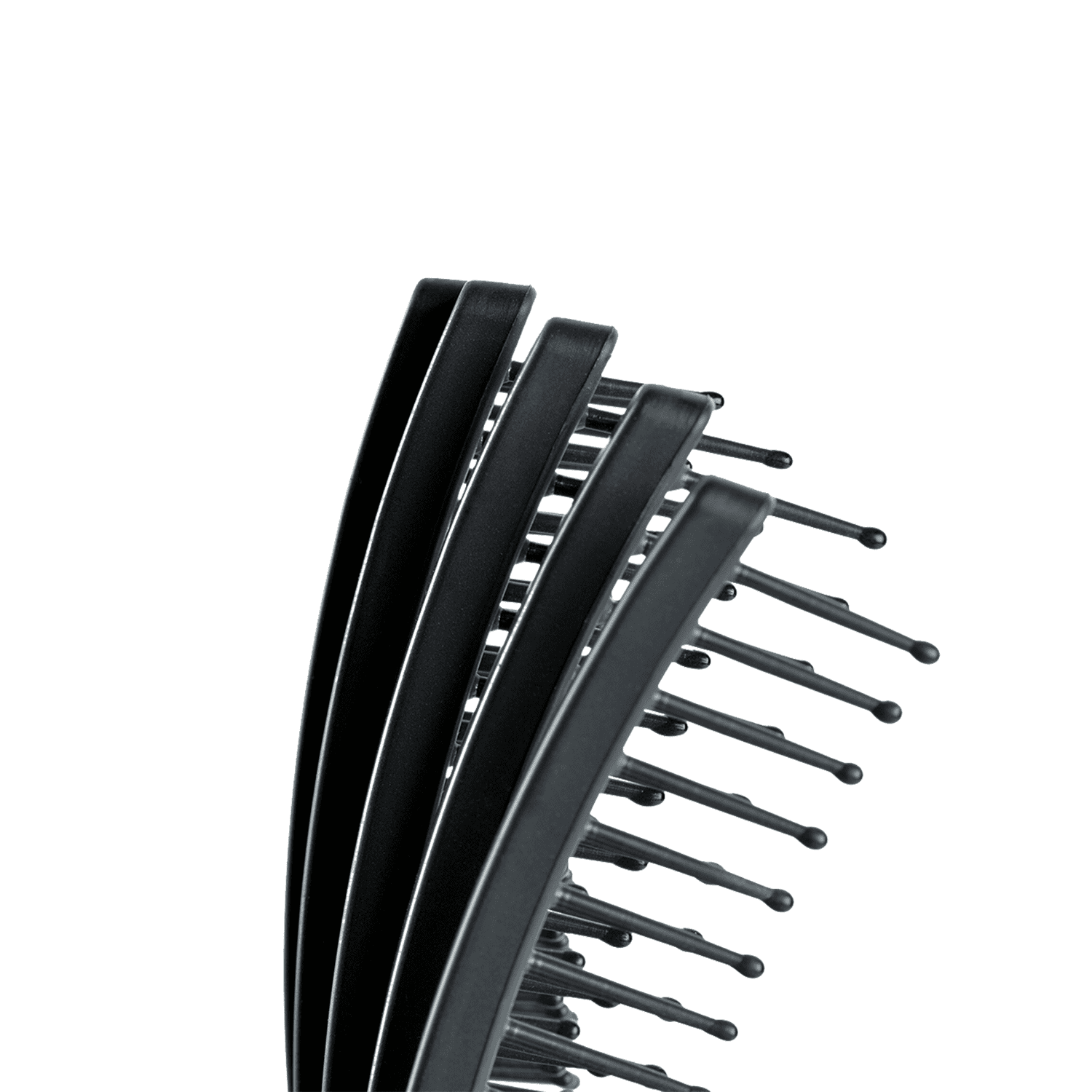 KareCo Tangle Buster Hair Brush Salon Professional Flexible Paddle, Black - Image 5