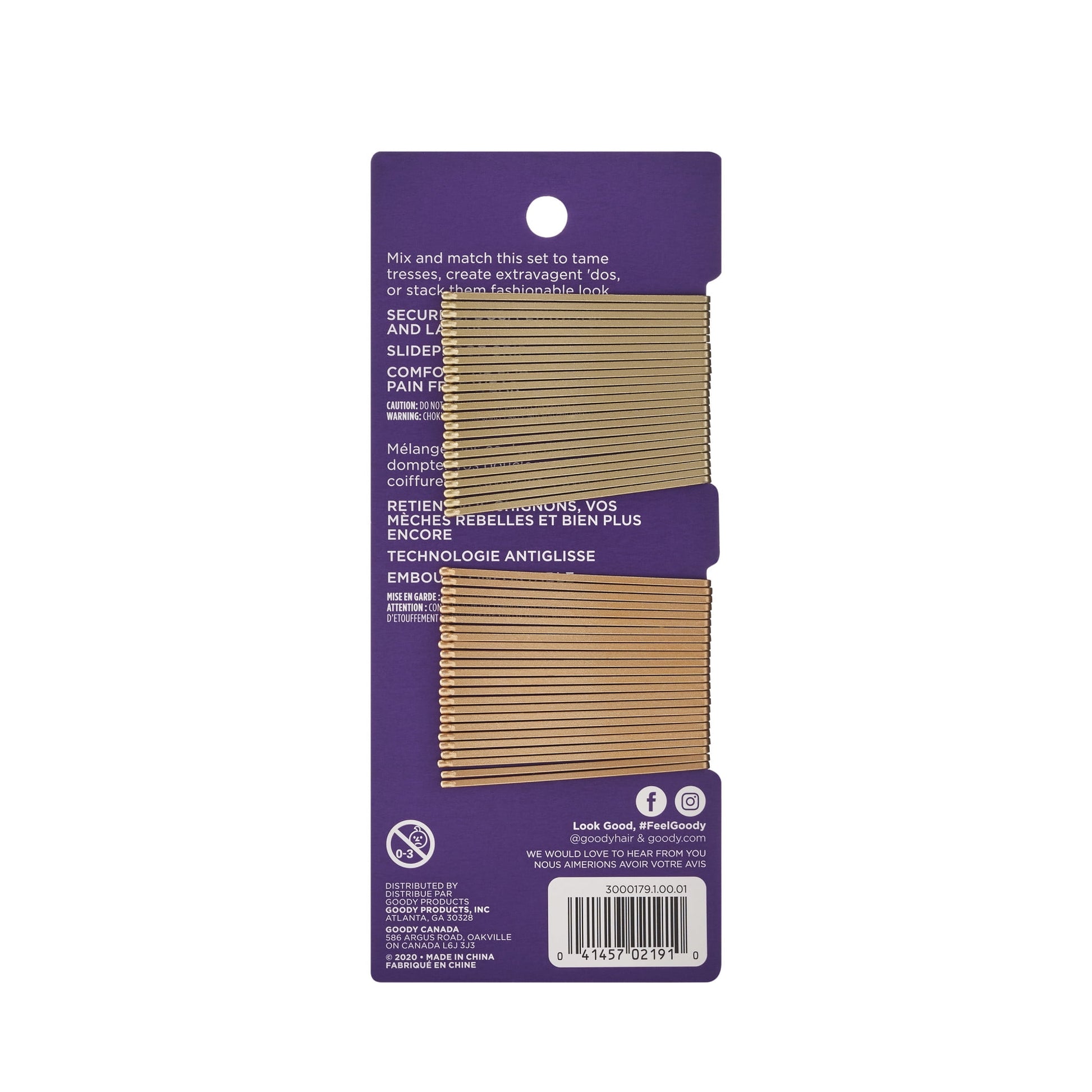 Blonde Bobby Pins, Slide Proof Grip Comfort Tip, Pain Free Wear, Blonde, 48Ct - Image 5