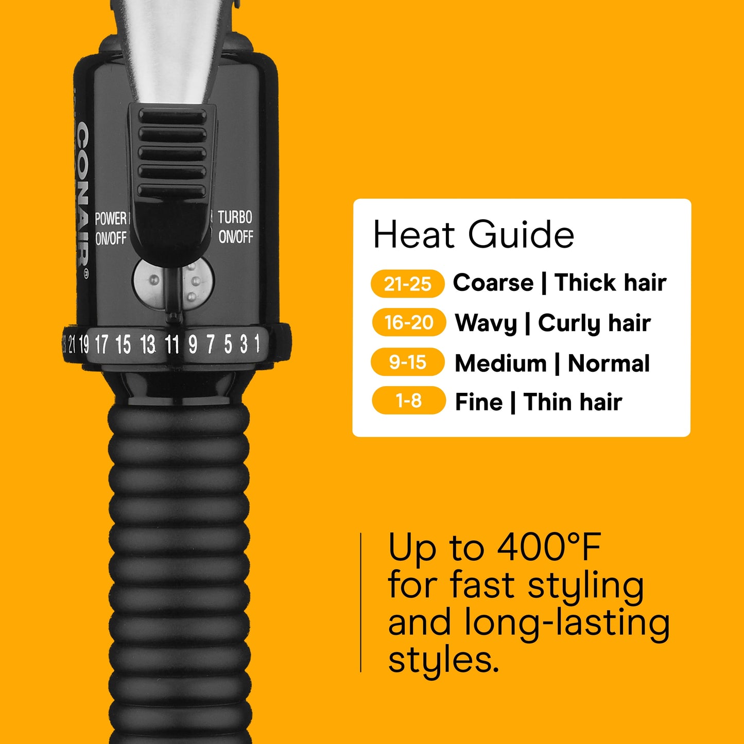 Conair Instant Heat Curling Iron - 1" - Image 4