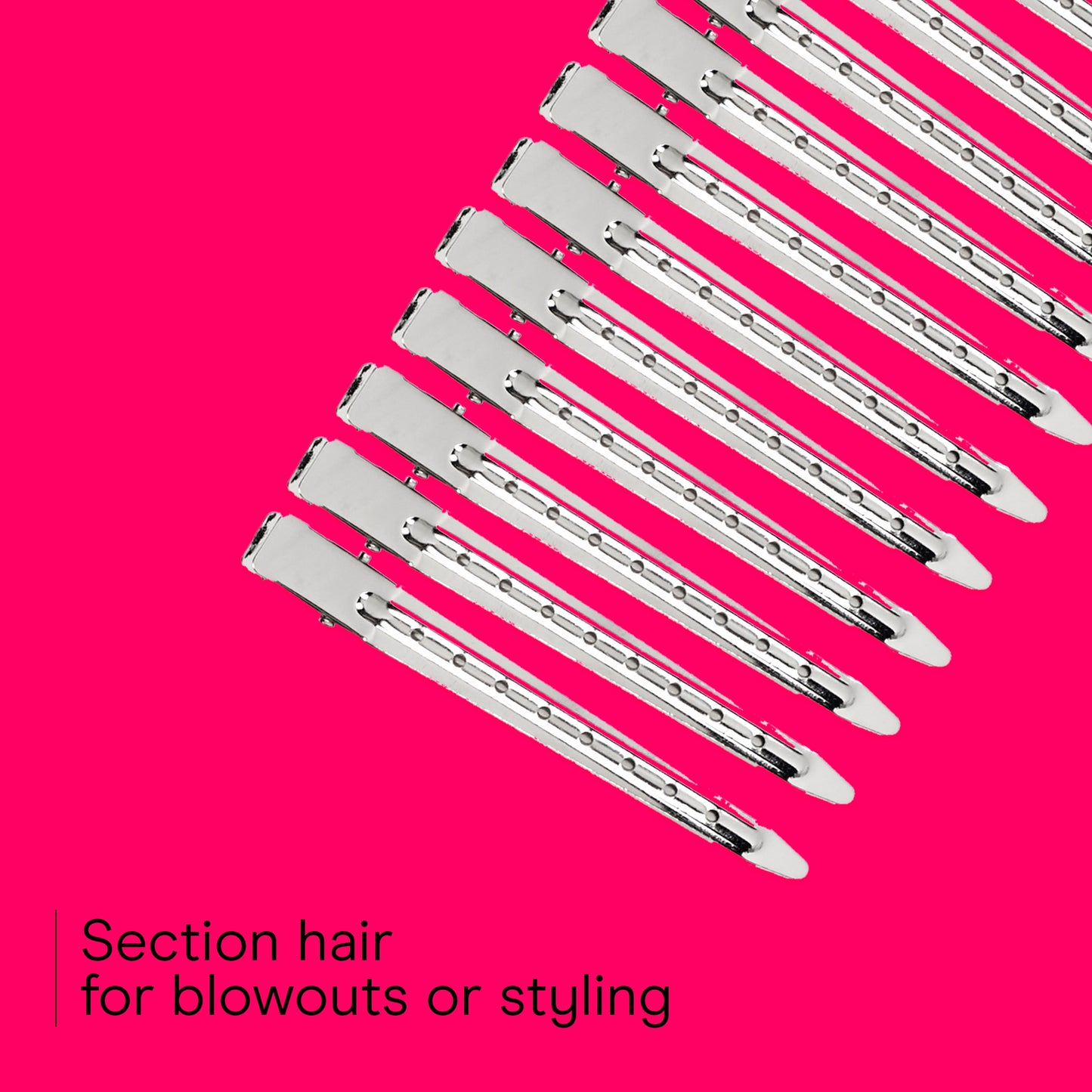 Pin-Up Salon Hair Setting Clips, Silver, 30 Count - Image 4