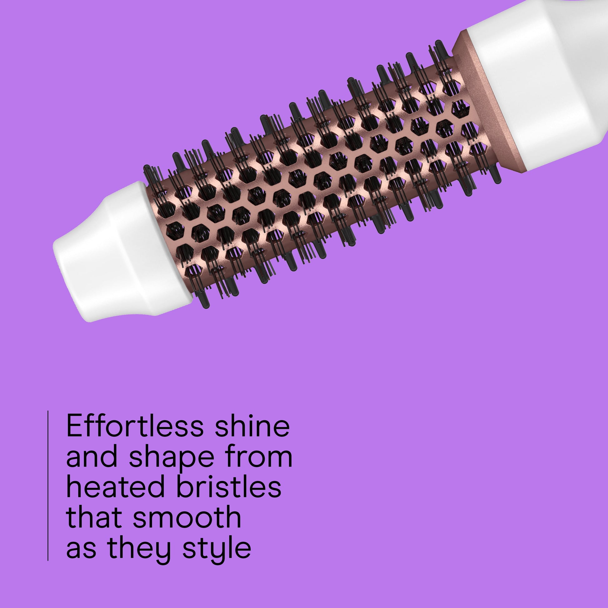 Ceramic Curling Thermal Brush, 1 , LED Indicator, Rose Gold, 1 Count - Image 3