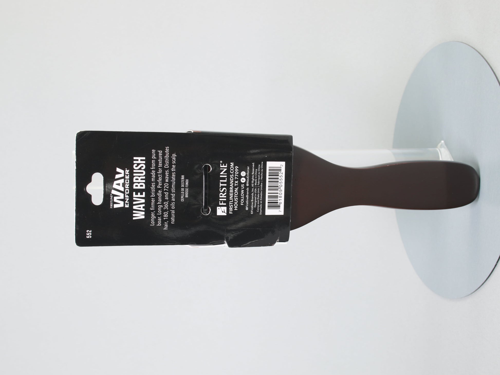 (2 pack) 10" Boar Bristle Wave Hair Brush, Brown, 1 Count - Image 5