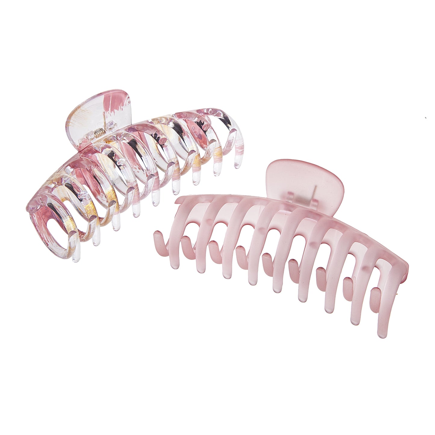 Claw Clips, Multicolor & Peach Painted, 2 Ct - Image 2
