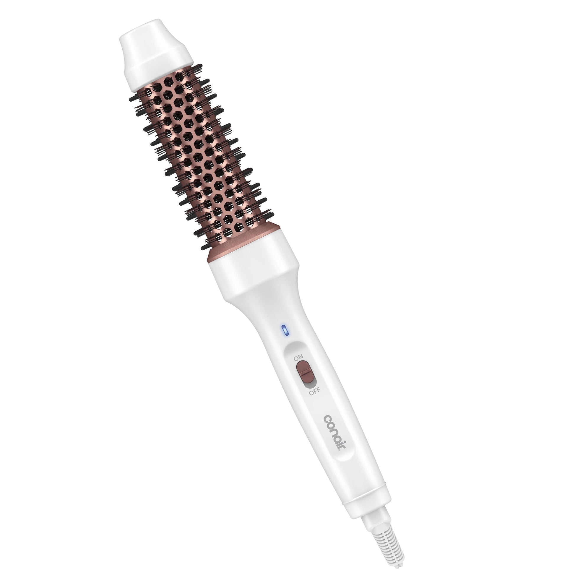 Ceramic Curling Thermal Brush, 1 , LED Indicator, Rose Gold, 1 Count