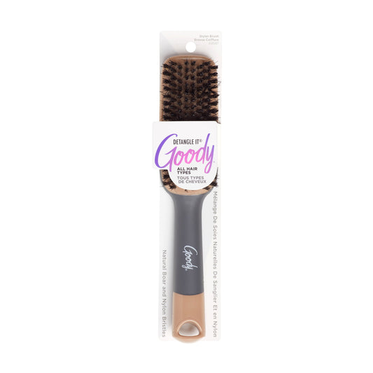 r Brush, Shine Boosting Soft Boar Bristles, All Hair Types, 1 Ct