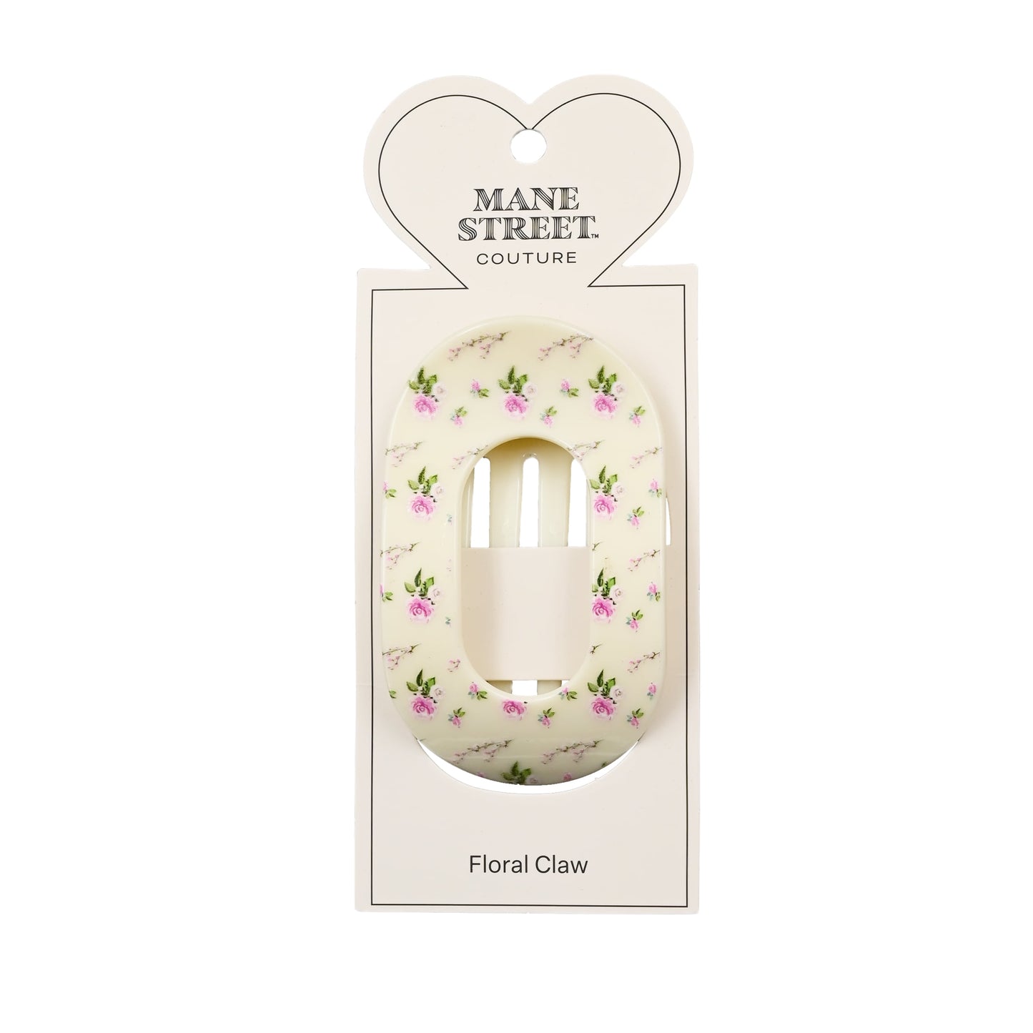 Vintage-Inspired Floral Hair Claw Clip for Women - Strong Grip and Comfortable