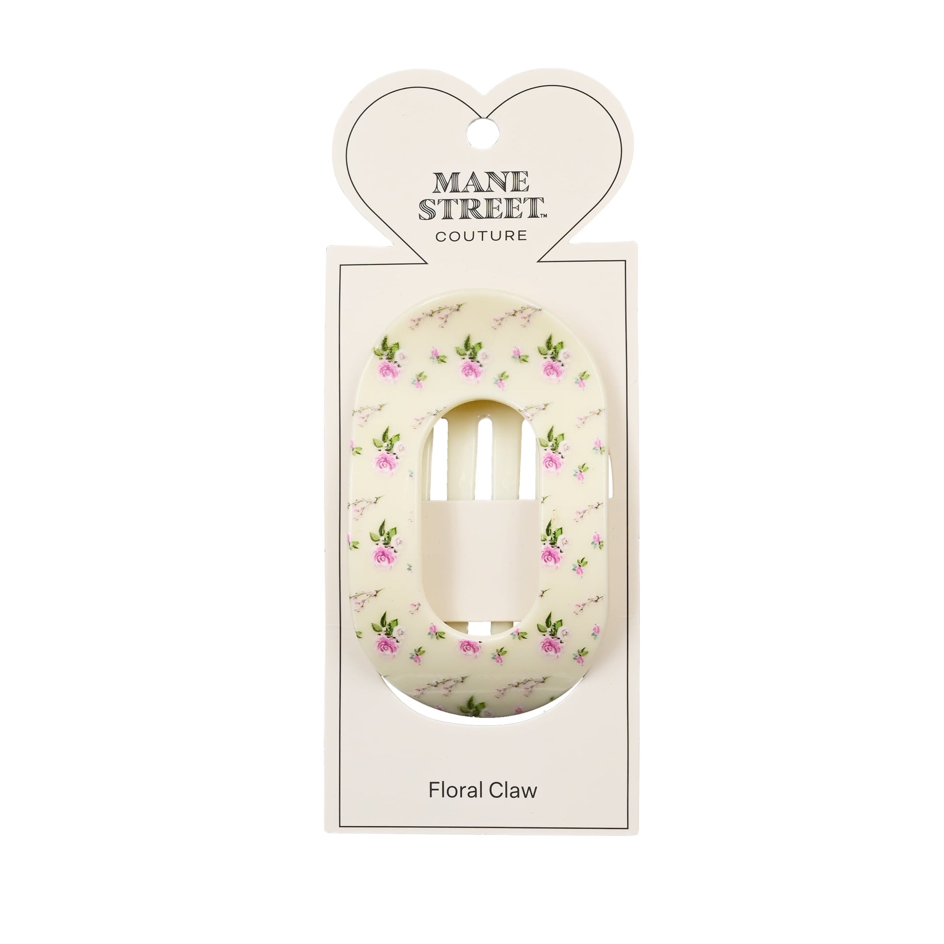 Vintage-Inspired Floral Hair Claw Clip for Women - Strong Grip and Comfortable