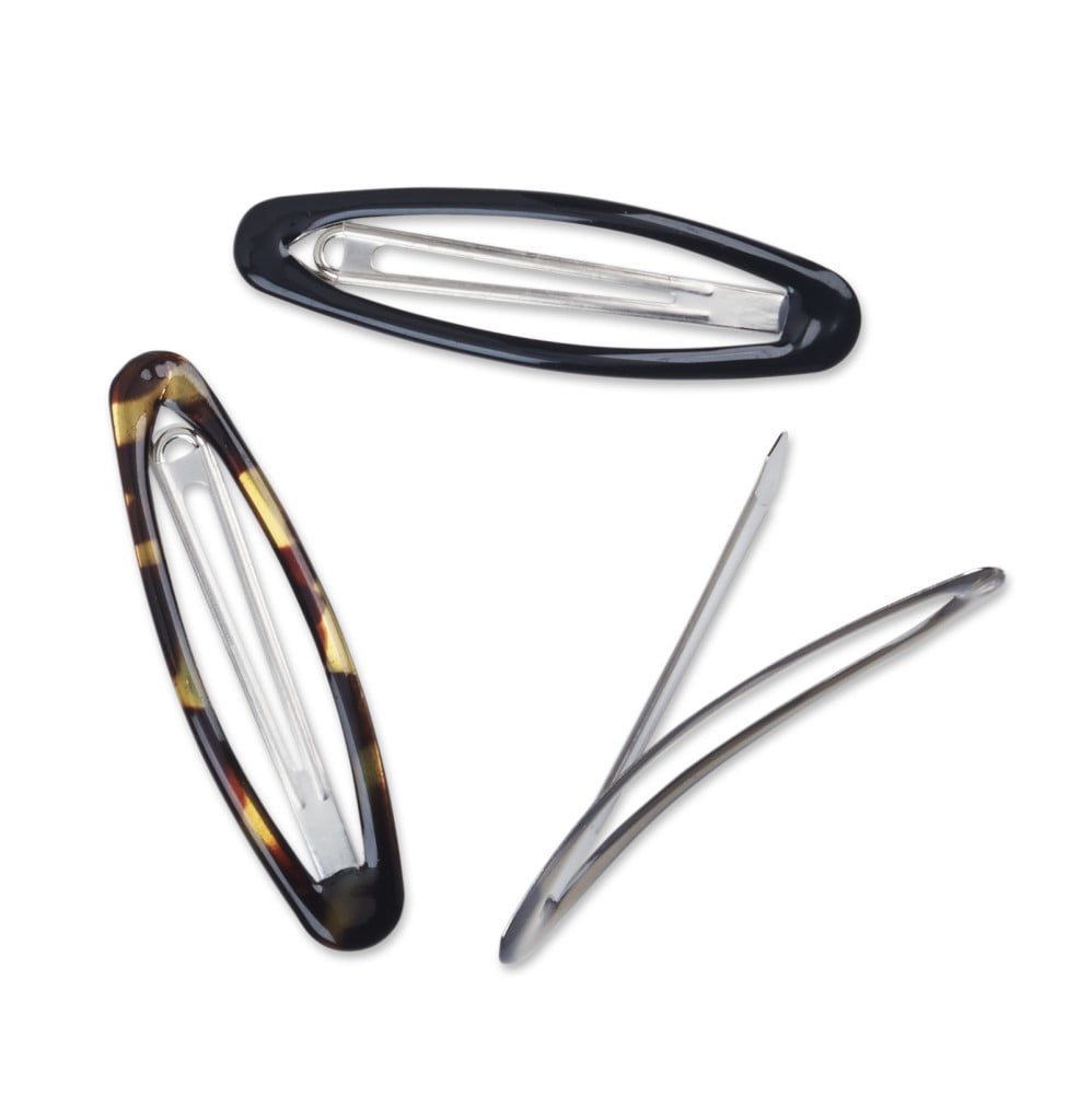 Oval Snap Hair Clips, Multicolor, 3 Count - Image 4
