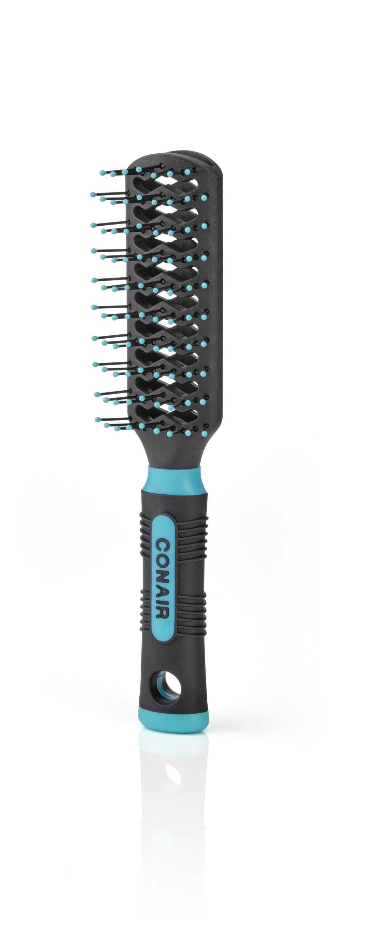 (2 pack) Conair Grip & Lift Vented Hair Brush with Rubber-Grip Handle - Image 2