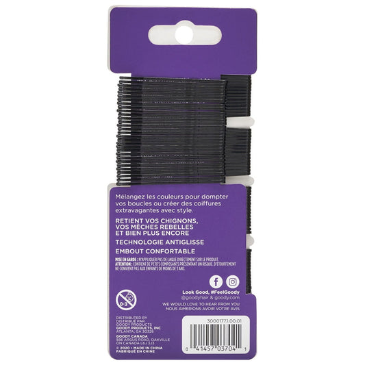 Proof Grip, Secure Hold Hair , for All Ages, Black, 90 Ct - Image 2